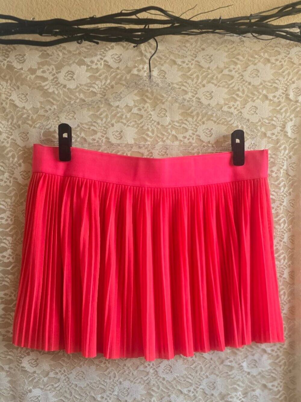 Sheer Pink Pleated Skort - Pleated Skort - Y2K - Festival - Cheer - Tennis